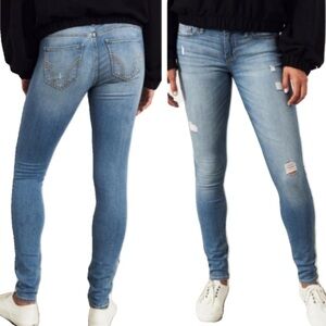 Hollister Distressed Low Rise Super Skinny Jeans 1S / 25W 28L NWT